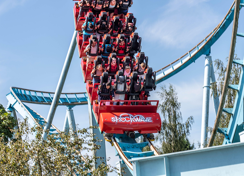 Drayton Manor Theme Park is home to 5 rollercoasters, 7 themed lands, water rides, thrill rides and plenty more
