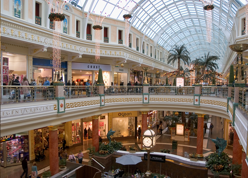 Shop until you drop! At the Trafford Centre, Manchester