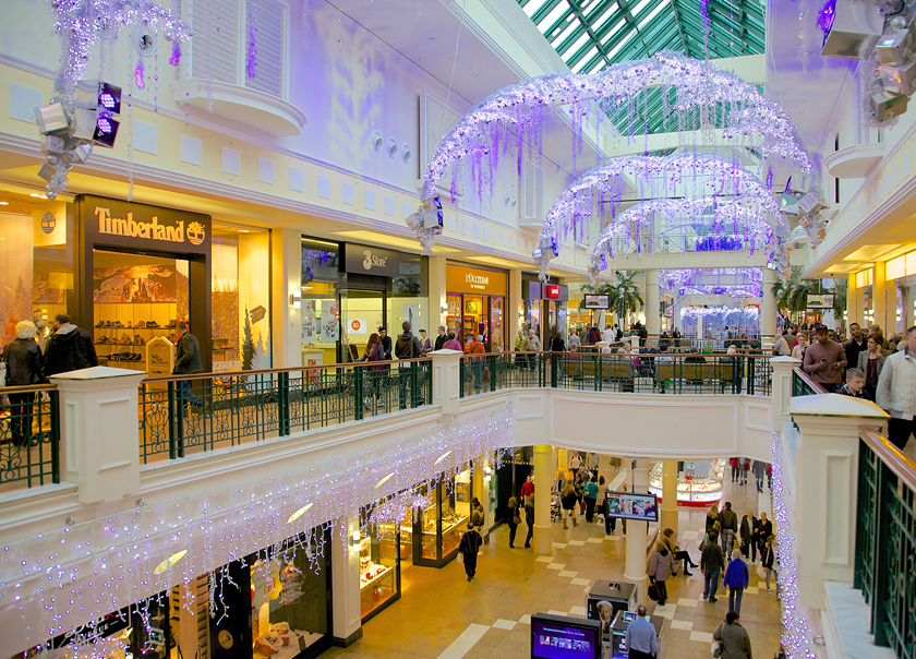 Meadwohall, featuring over 270 retail outlets, 37 restaurants and cafes and an 11 screen cinema