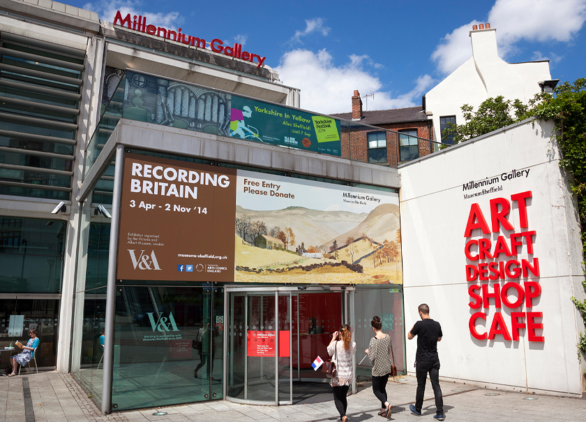 The Millenium Gallery is Sheffield's most popular destination for art, craft, and design