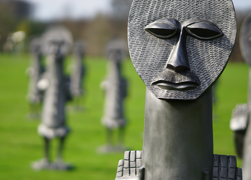 Eye-catching and thought provoking sculptures at the Yorkshire Sculpture Park, Wakfield