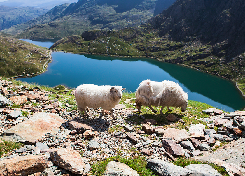The breathtaking Welsh mountains