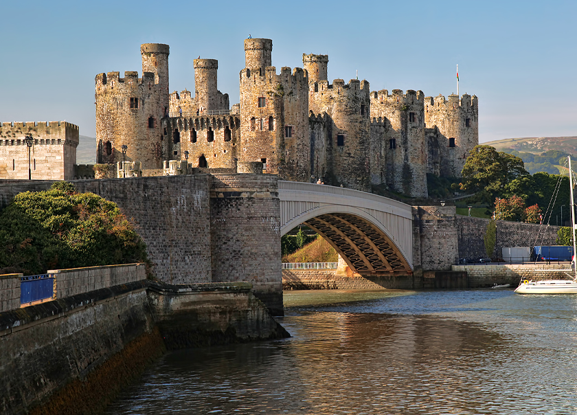 Conwy Castle an iconic visitor attraction in Wales